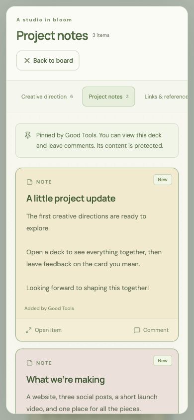 Pinfolio app interface preview 3